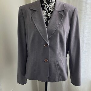 ANTONIO MELANI Charcoal Blazer Purple-gray